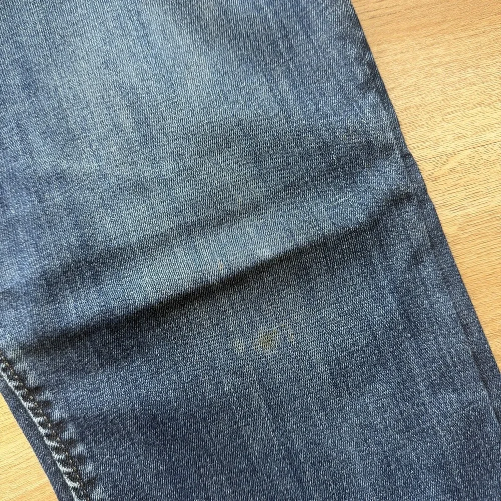Diesel Buster Jeans Men 31x28 Blue Slim Tapered Stretch Dark Wash 0607A (Hemmed)
